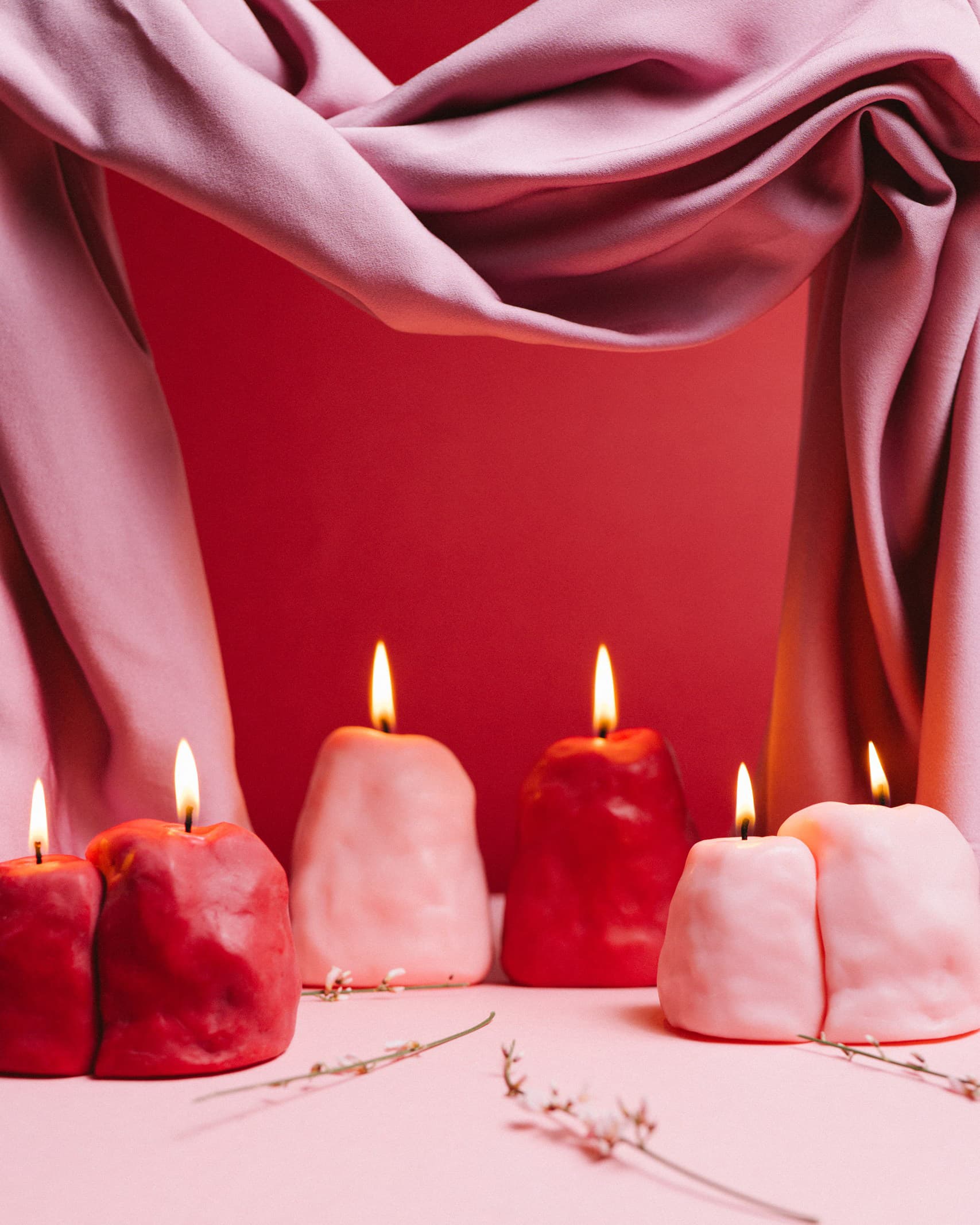 Ozdobna świeca “DUO” zapachowa - Cashmere