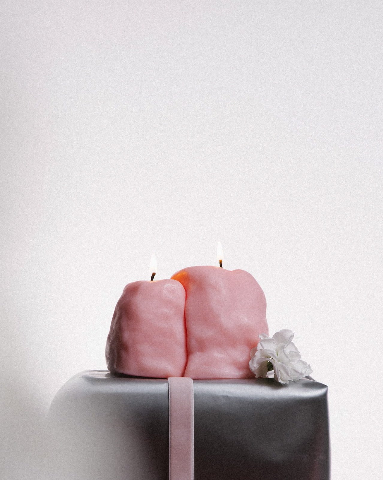 Ozdobna świeca “DUO” zapachowa - Cashmere