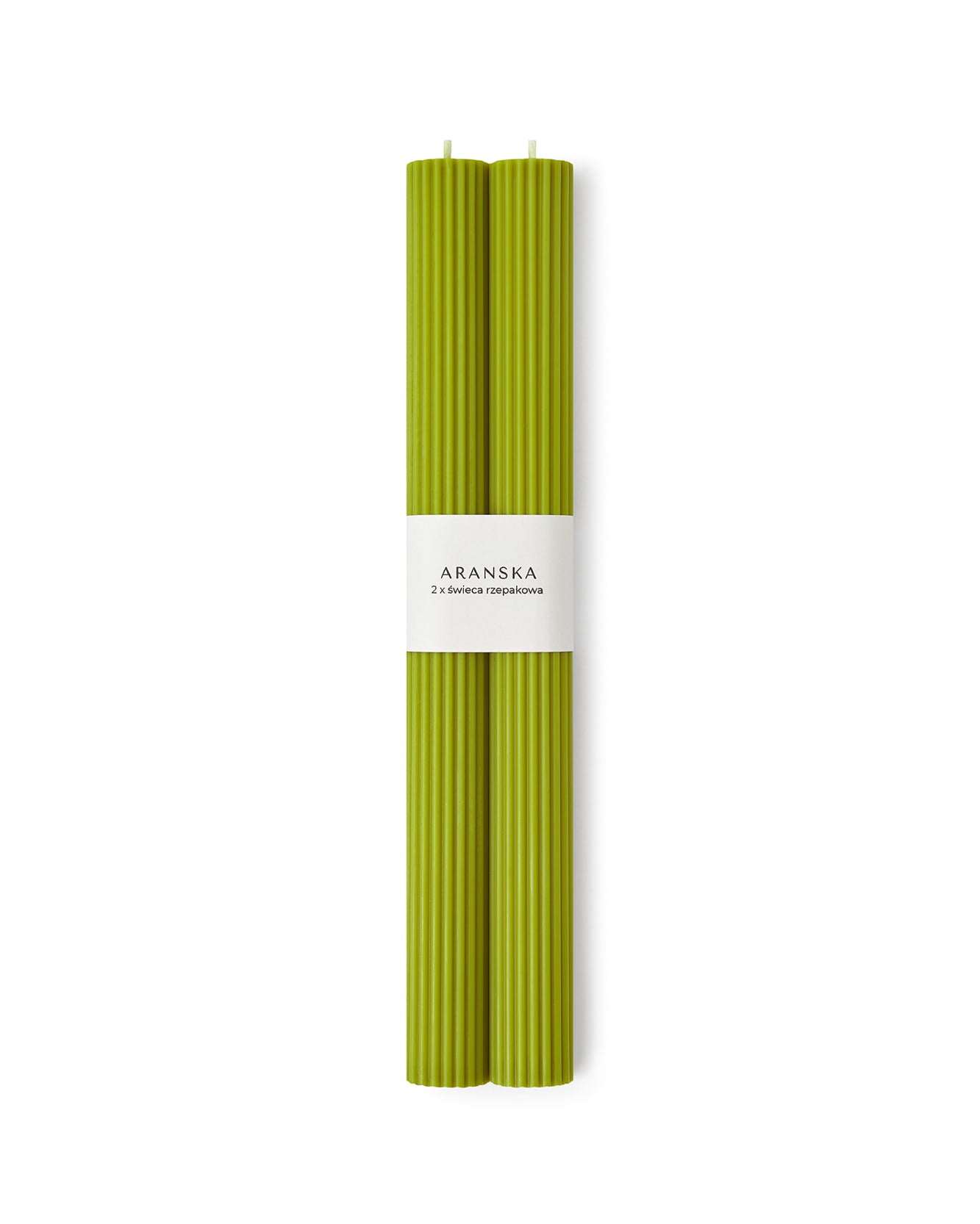 Olive freestanding candles (2 pcs.)