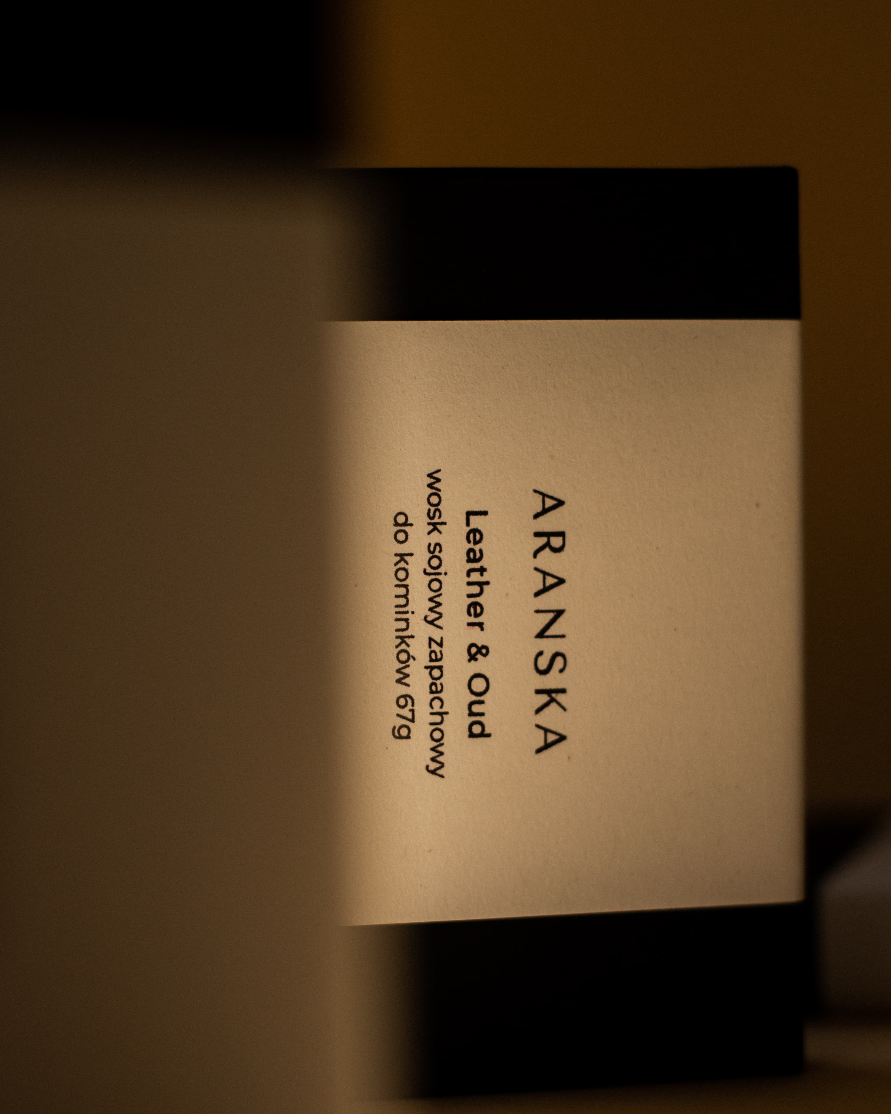 Scented Wax – Leather &amp; Oud