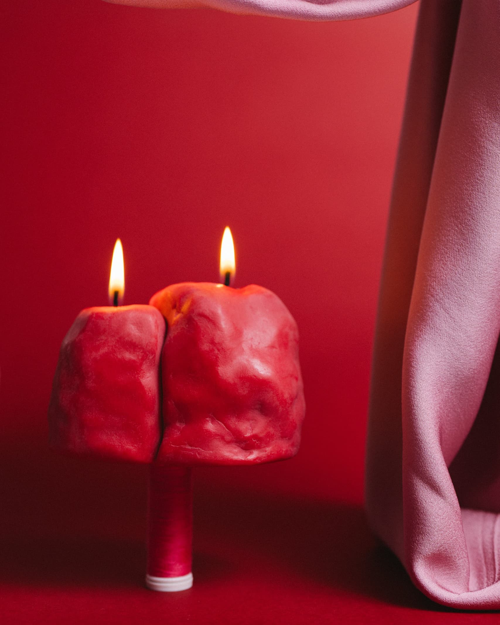 Ozdobna świeca “DUO” zapachowa - Cashmere