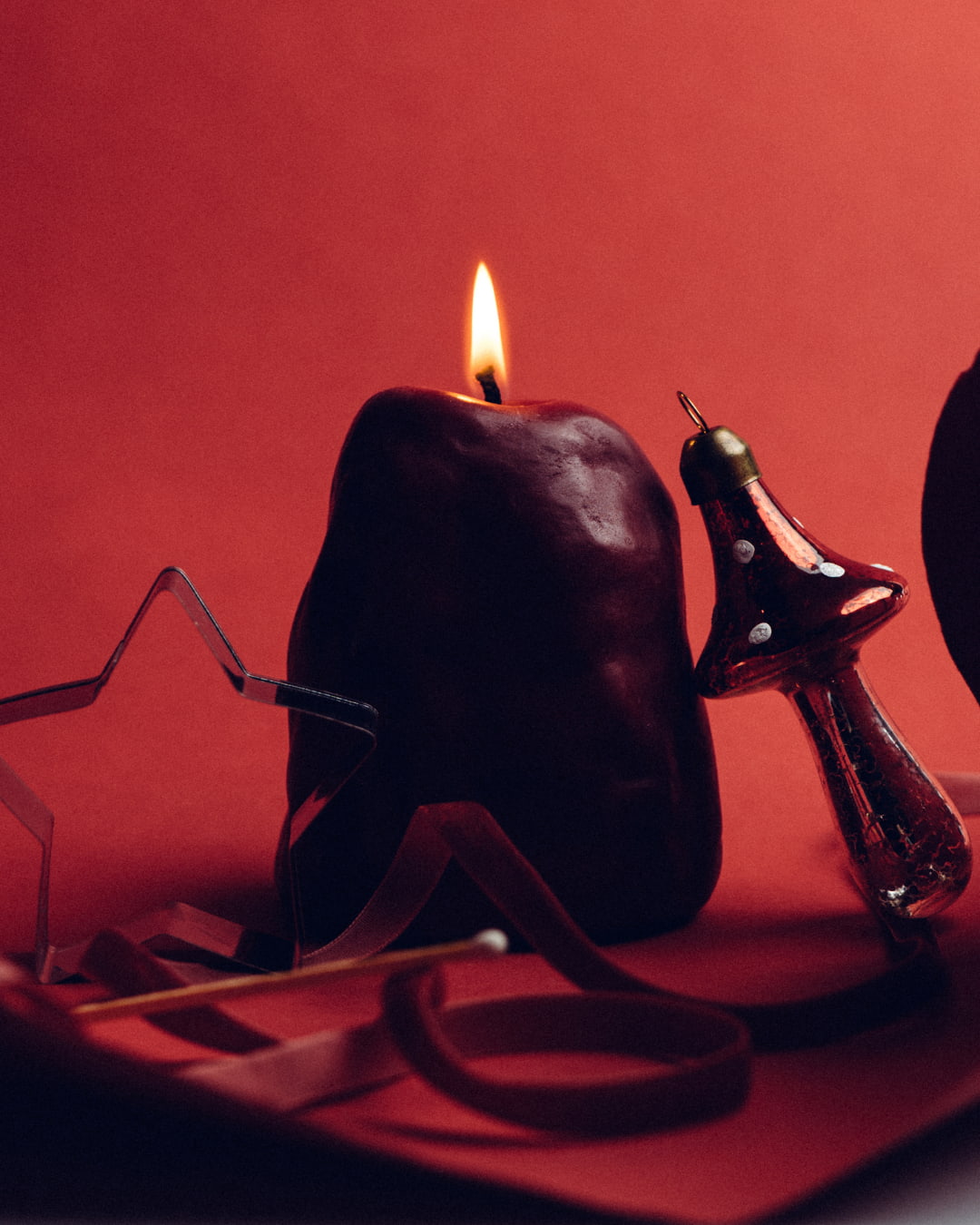 Ozdobna świeca "SOLO" - Gingerbread