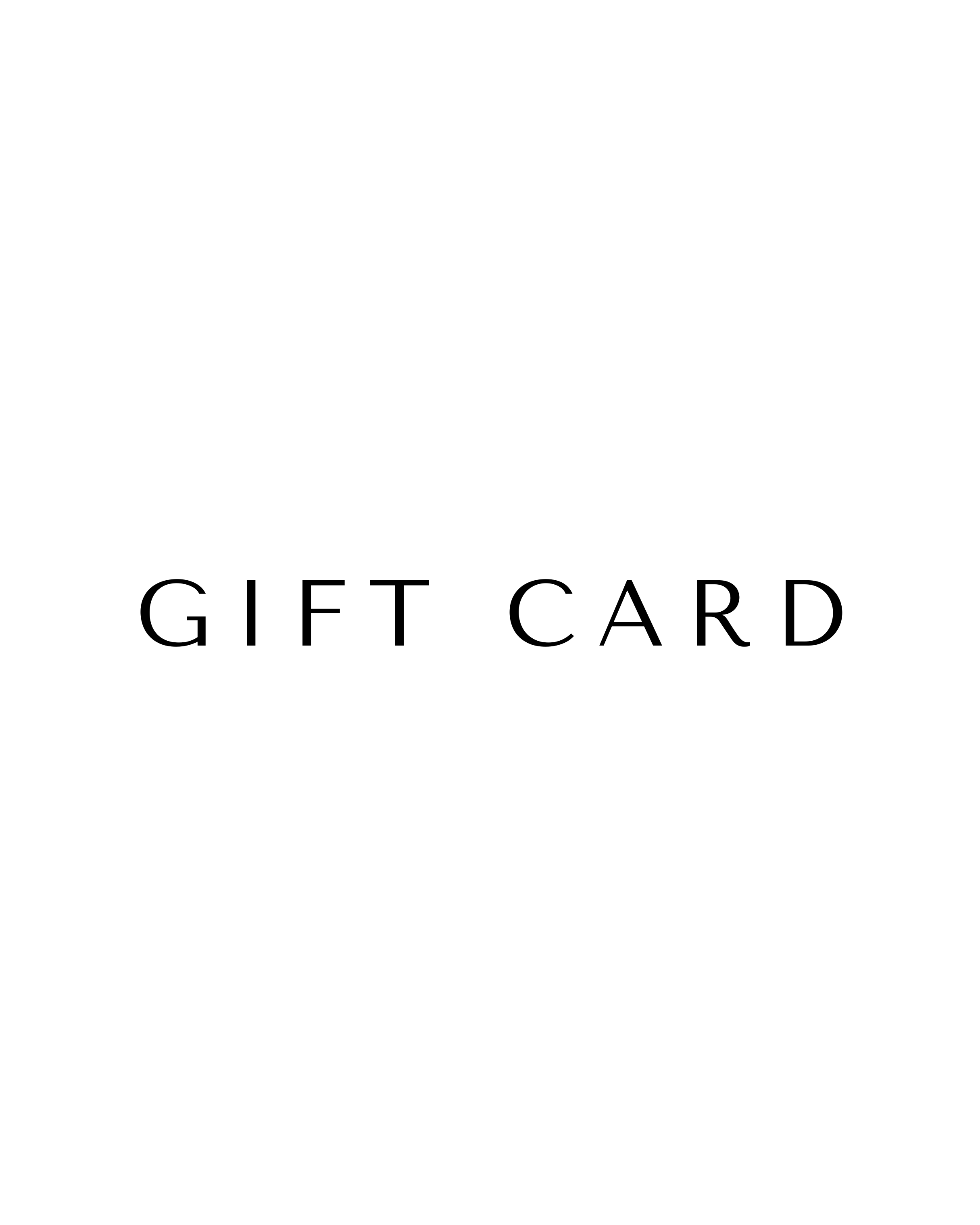 GIFT CARD