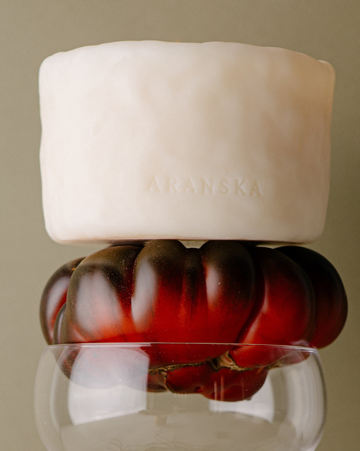 Decorative candle "Balance" - Amber & Tobacco