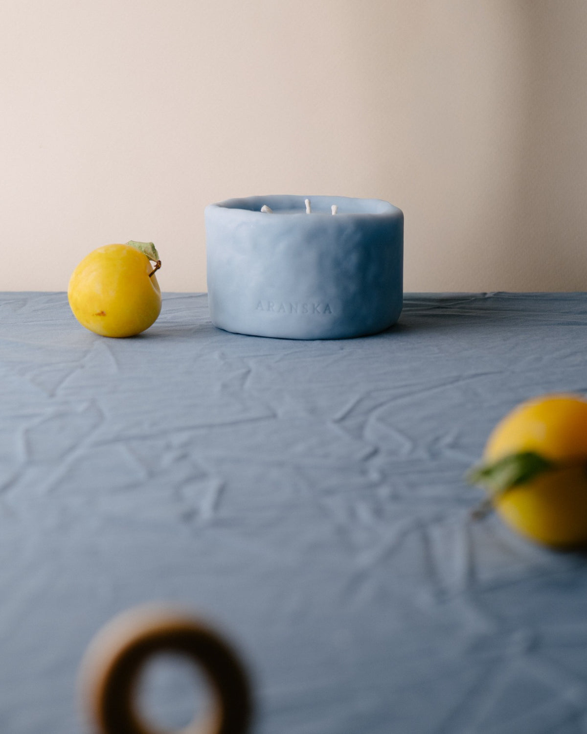 Bougie décorative "Balance" - Ambre & Tabac