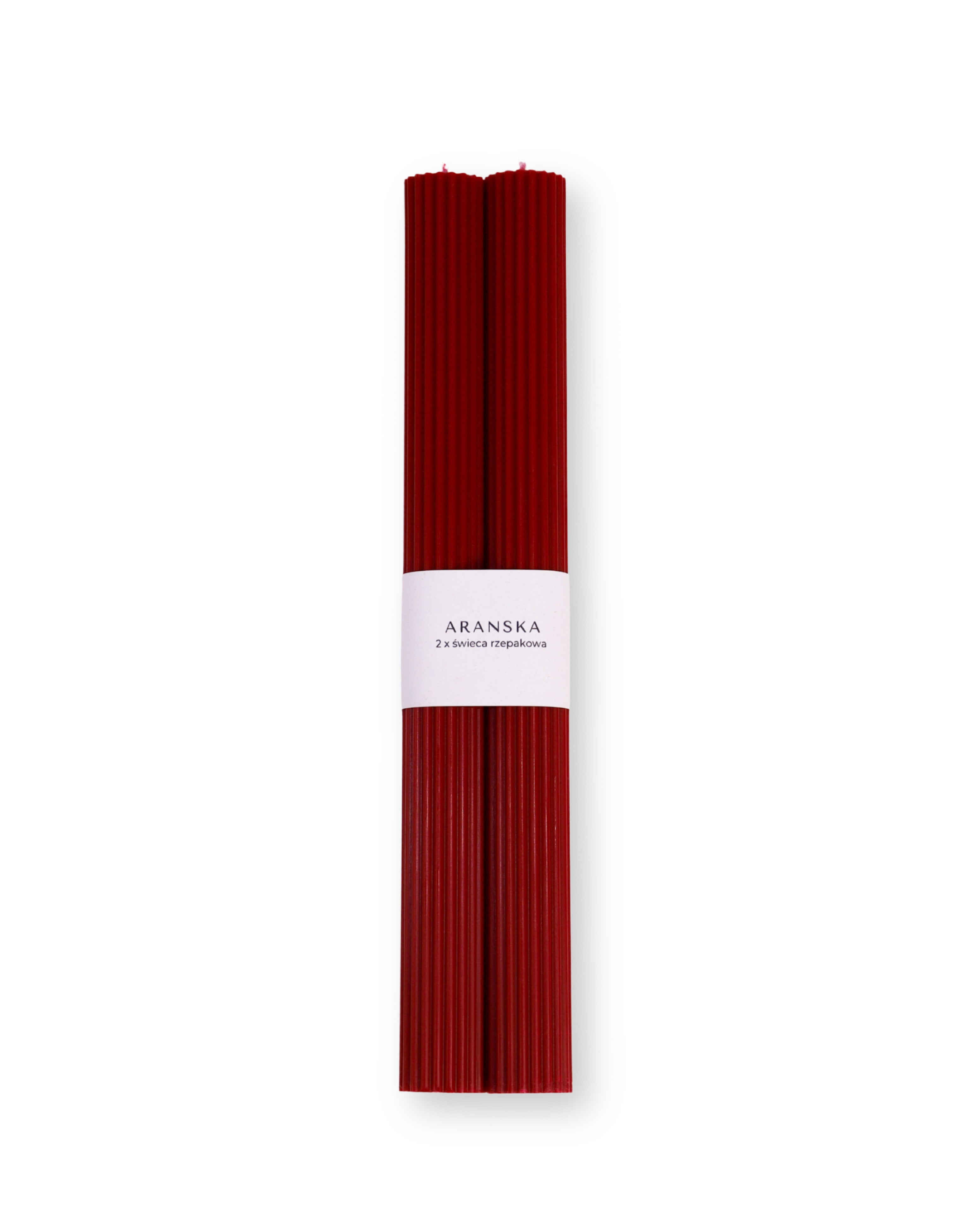 Dark Red freestanding candles (2 pcs.)