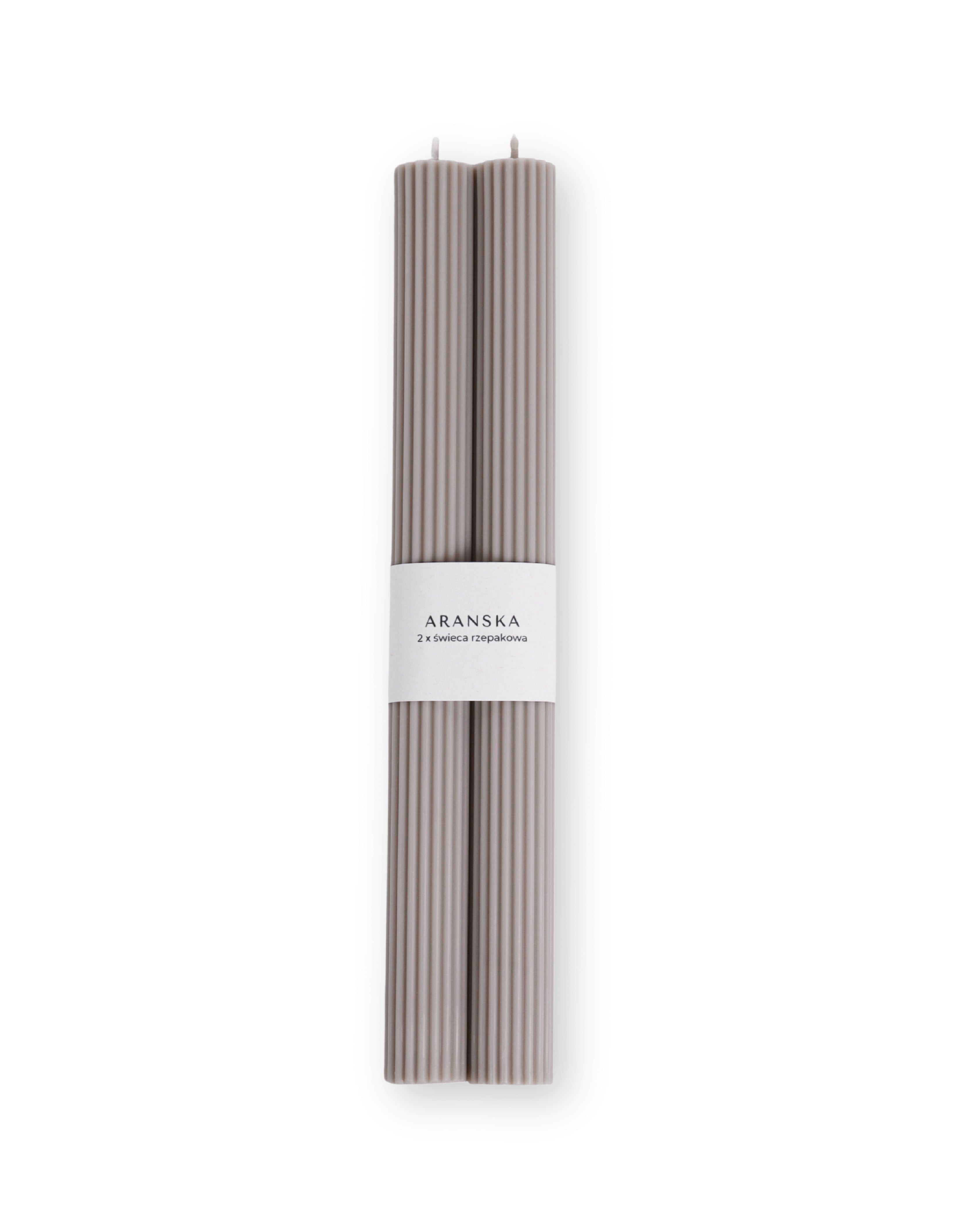 Freestanding candles Gray (2 pcs.)
