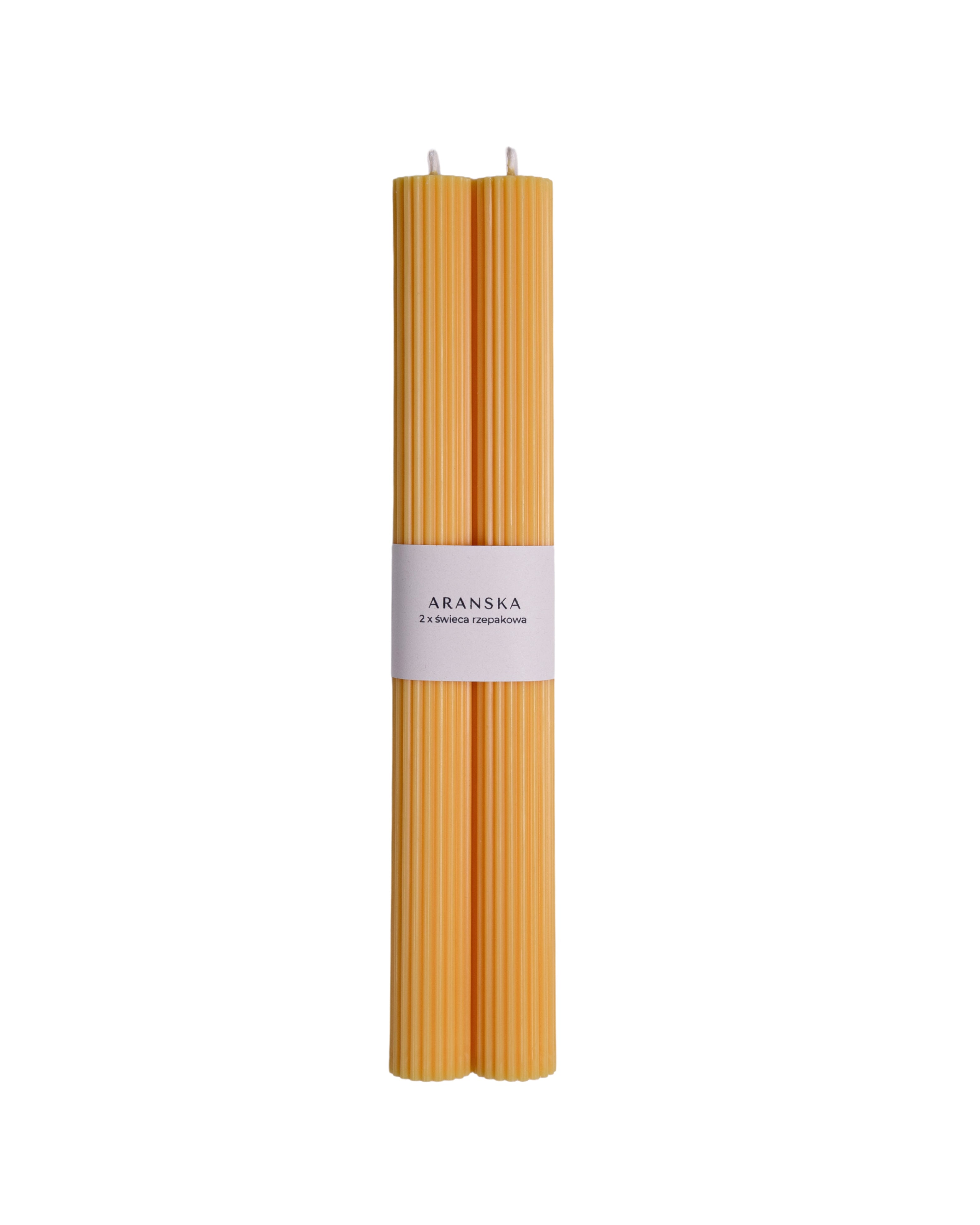Freestanding yellow candles (2 pcs.)