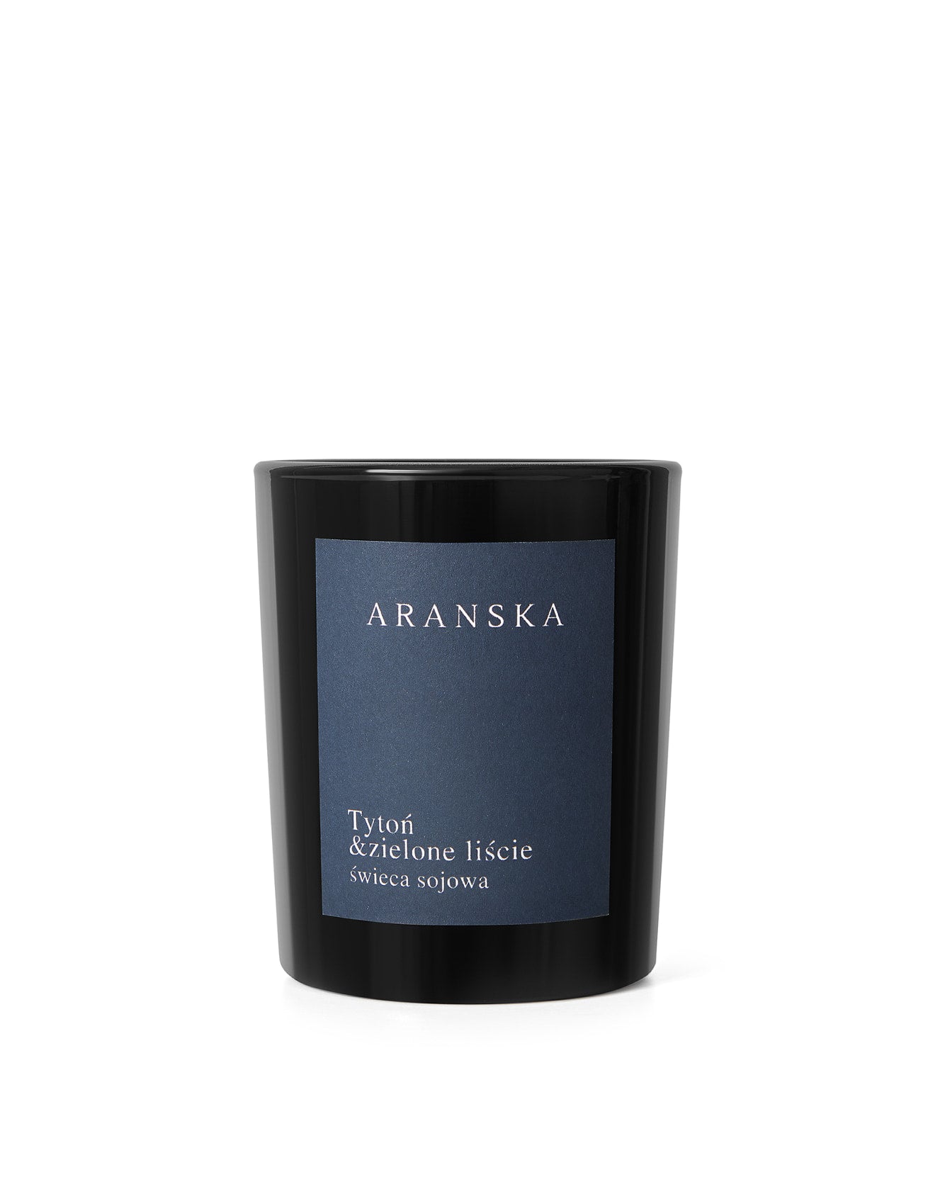 Tobacco and green leaves - soy candle 70 g