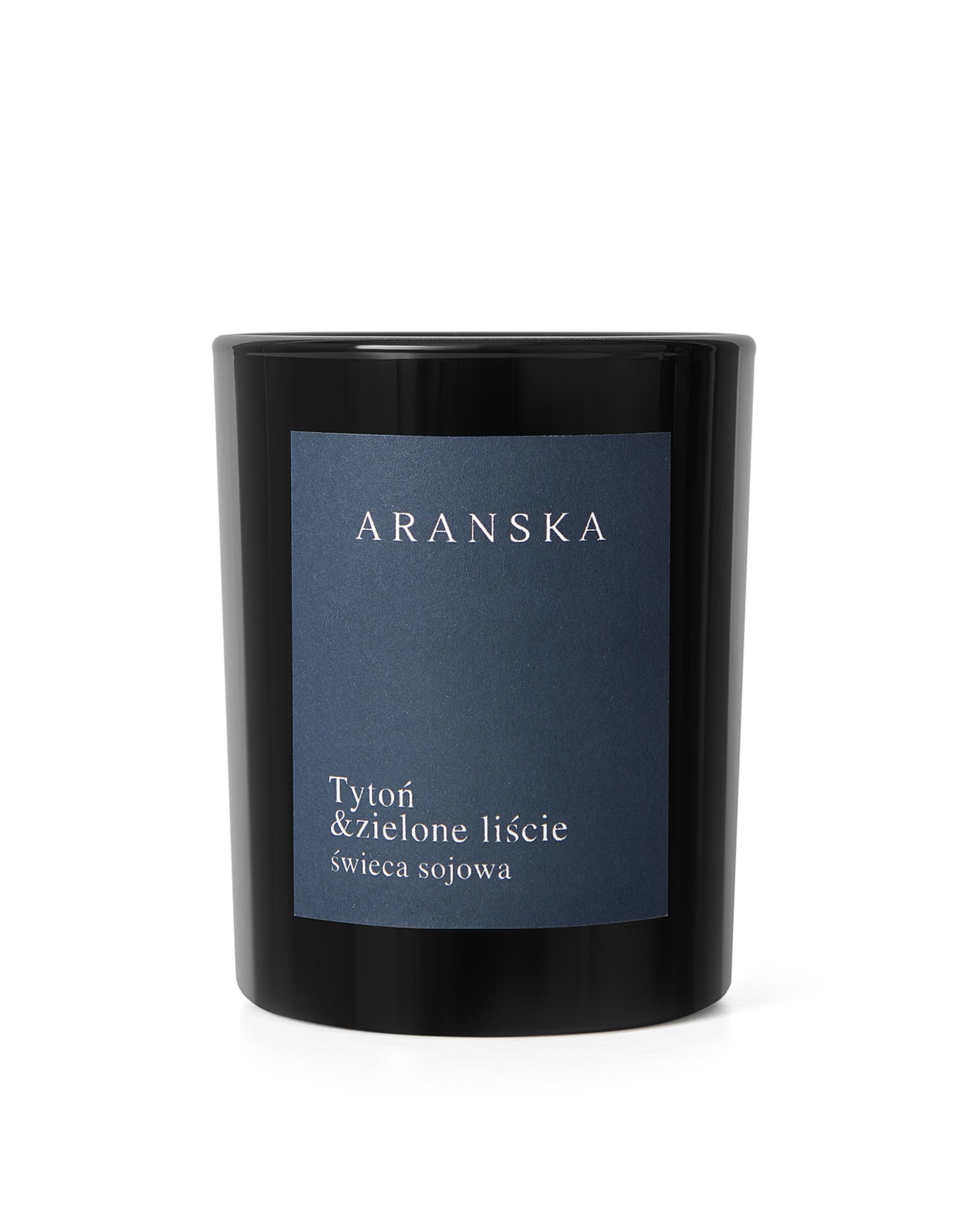 Tobacco and green leaves - soy candle 200 g