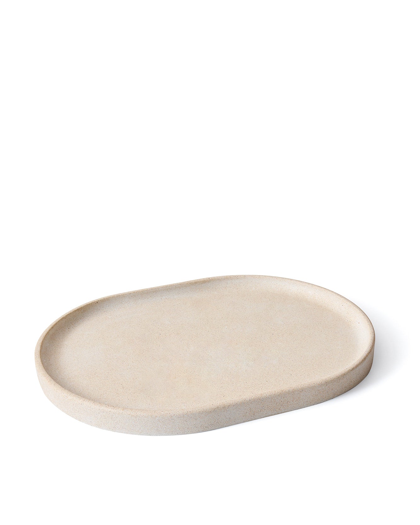 Oval decorative tray